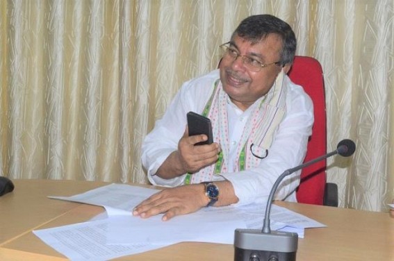 0381-2410053, Call Centre for Tripura Students started for COVID-19 : â€˜Tripura has around 36 Lakhs of Mobile Phones, means almost every houses have phonesâ€™, said Education Minister 